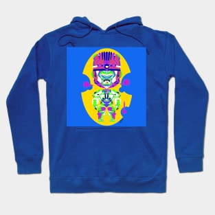 sisimite gorilla in mexican totonac wild robot patterns art Hoodie